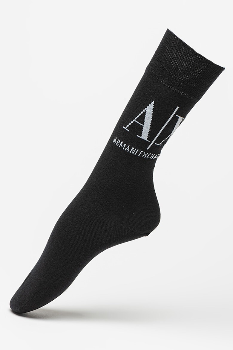 

Длинные носки с логотипом - 1 пара Armani Exchange, черный