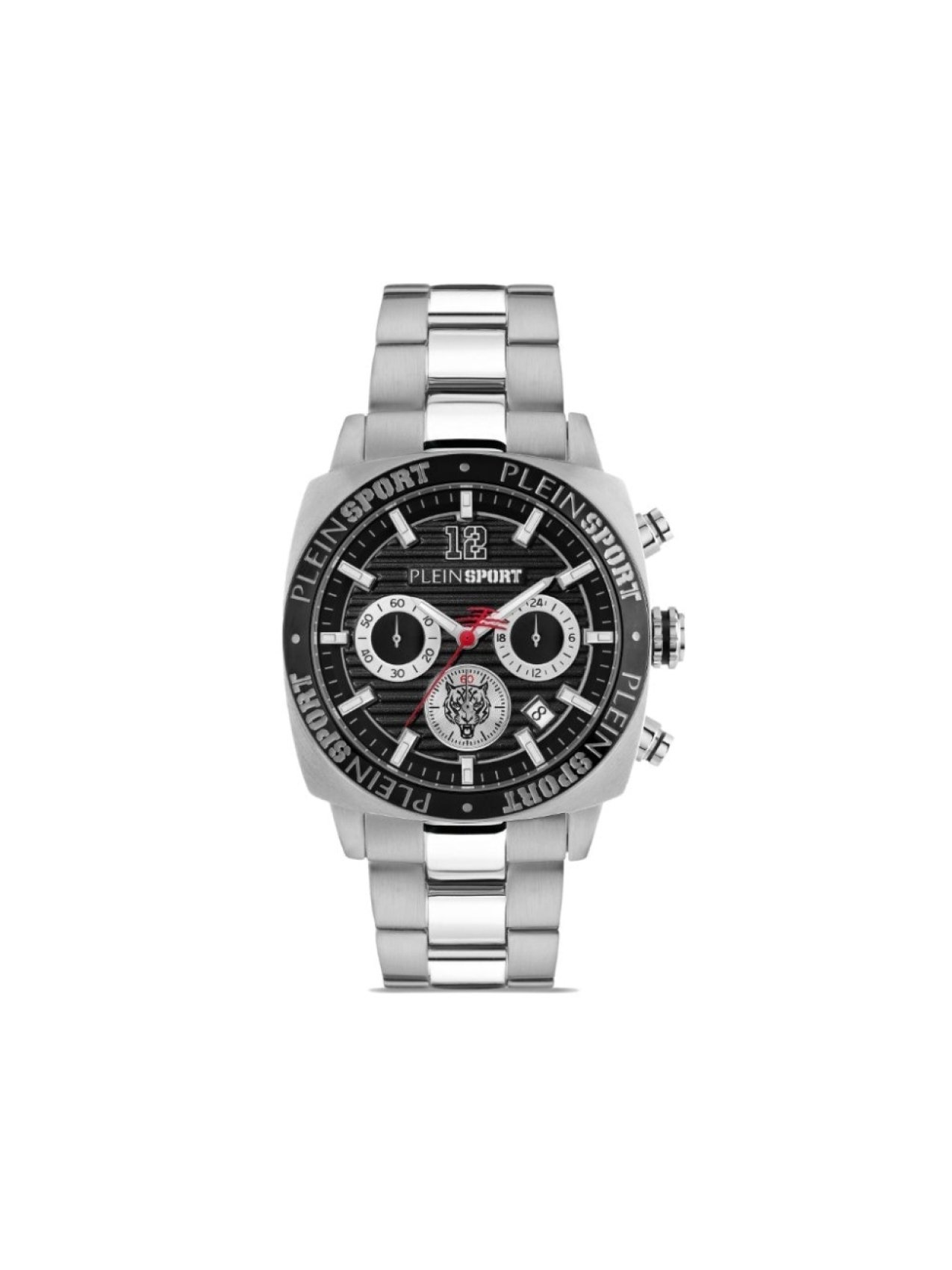 

Plein Sport наручные часы Wildcat Chronograph 44 мм, серебристый