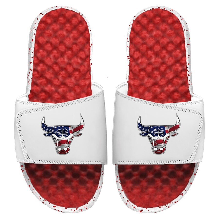 

Шлепанцы ISlide Chicago Bulls, красный