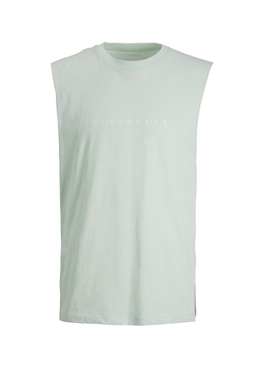 

Голубая мужская футболка с круглым вырезом и принтом Jack & Jones, Синий