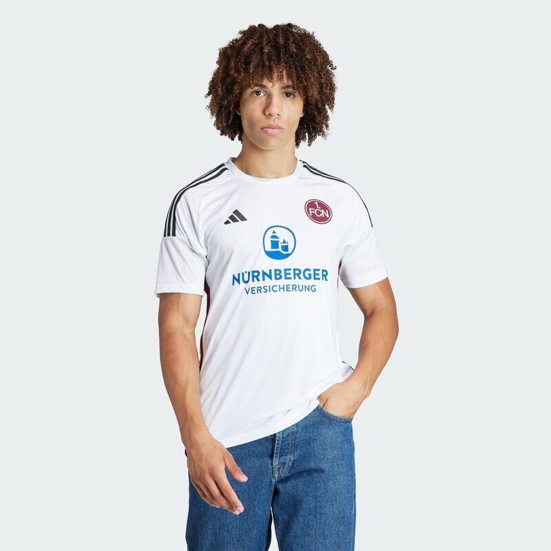 

1. Гостевая футболка ФК Нюрнберг 23/24 ADIDAS, цвет weiss
