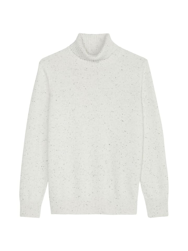 

Пуловер Marc O'Polo Rollkragen regular, цвет white cotton