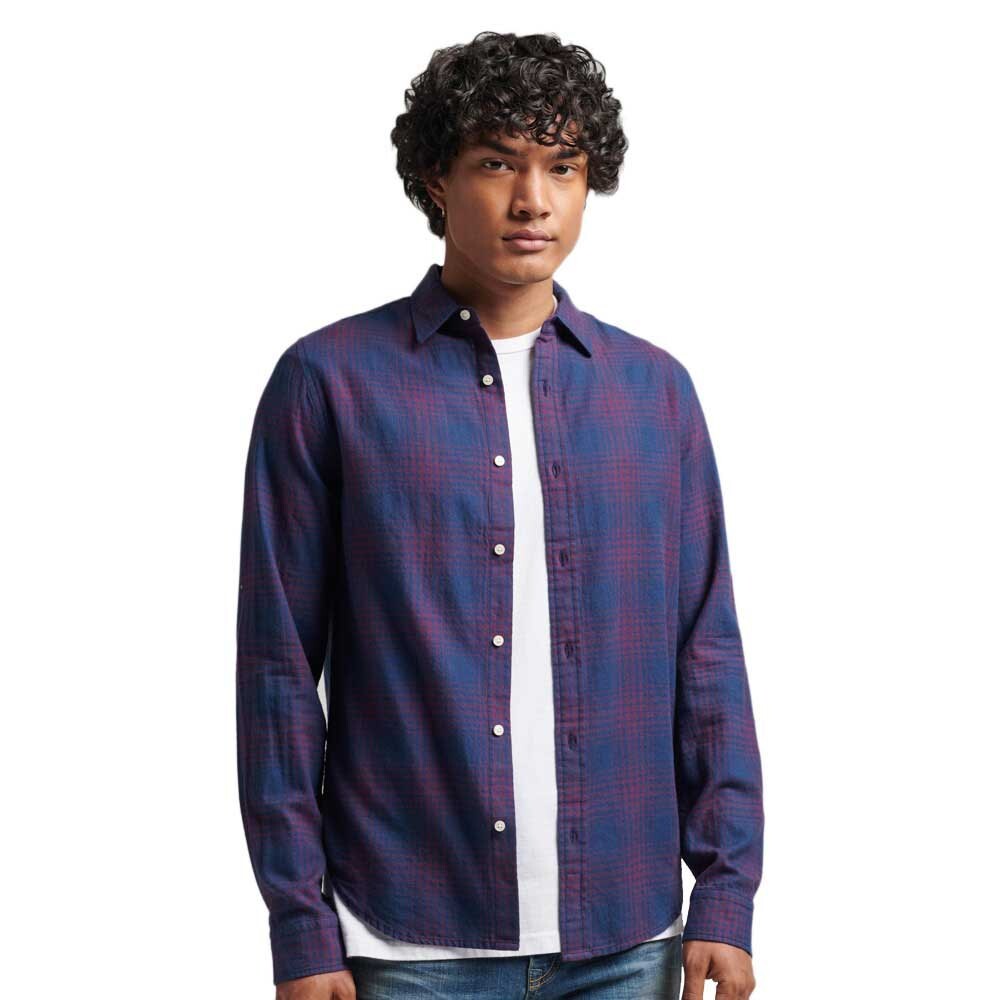 

Рубашка Superdry Vintage Check, фиолетовый