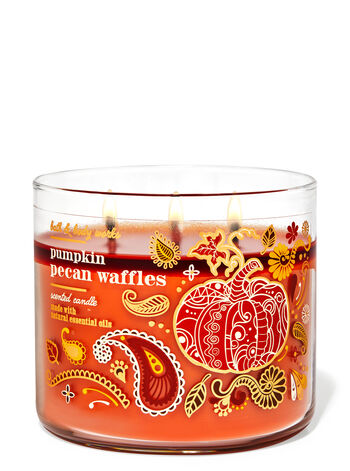 

Свеча с 3 фитилями Pumpkin Pecan Waffles, 14.5 oz / 411 g, Bath and Body Works