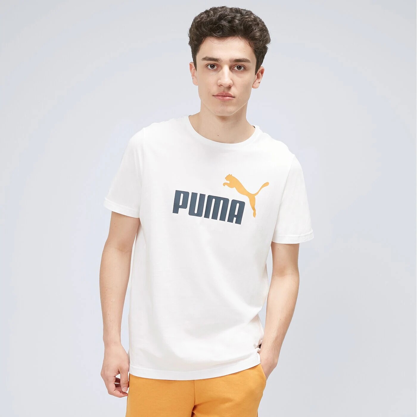 

Футболка Puma Ess+ с логотипом, белый