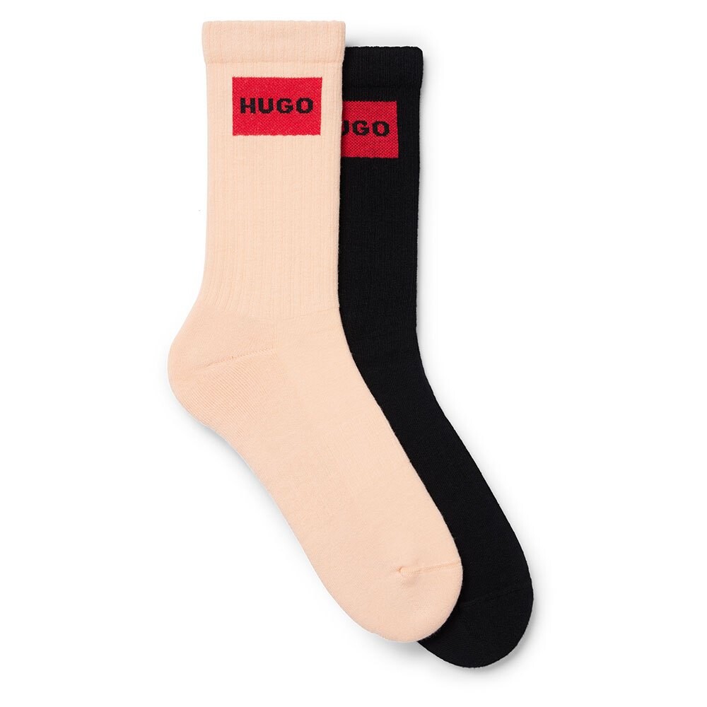 

Носки HUGO Rib Label 2 шт, разноцветный