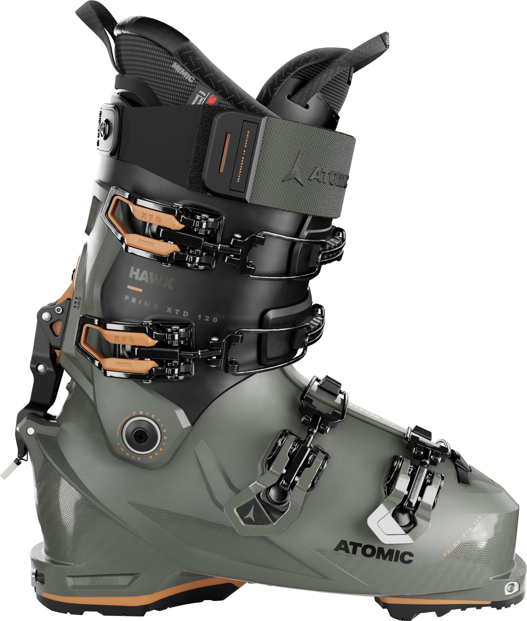 Лыжные ботинки Hawx Prime XTD 120 GW - Мужские - 2023/2024 г. Atomic, зеленый ботинки женские atomic hawx ultra 115 sw gw лыжные чёрный