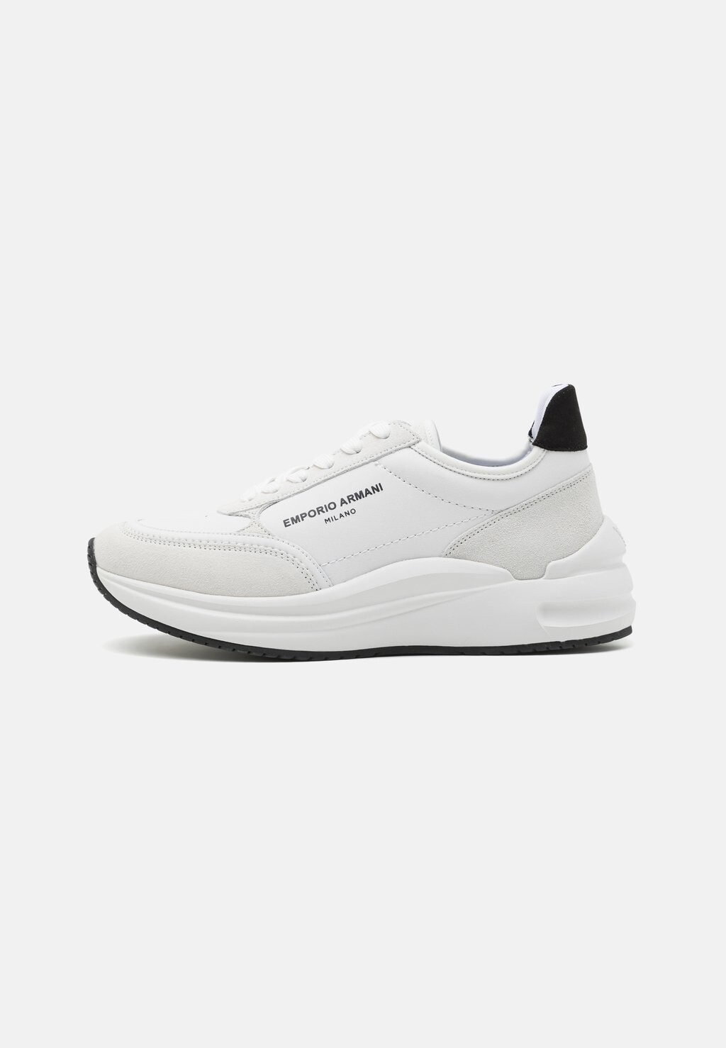 

Низкие кроссовки Emporio Armani, цвет optic white/black