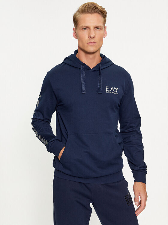 

Толстовка обычного кроя Ea7 Emporio Armani, синий