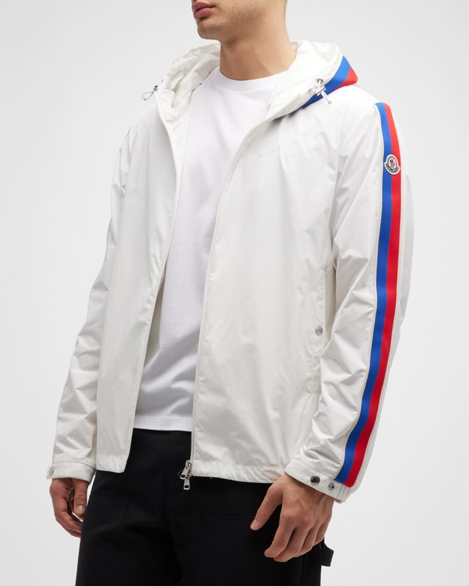 

Мужская куртка с капюшоном и полосками по бокам Rukbat Moncler, Серый