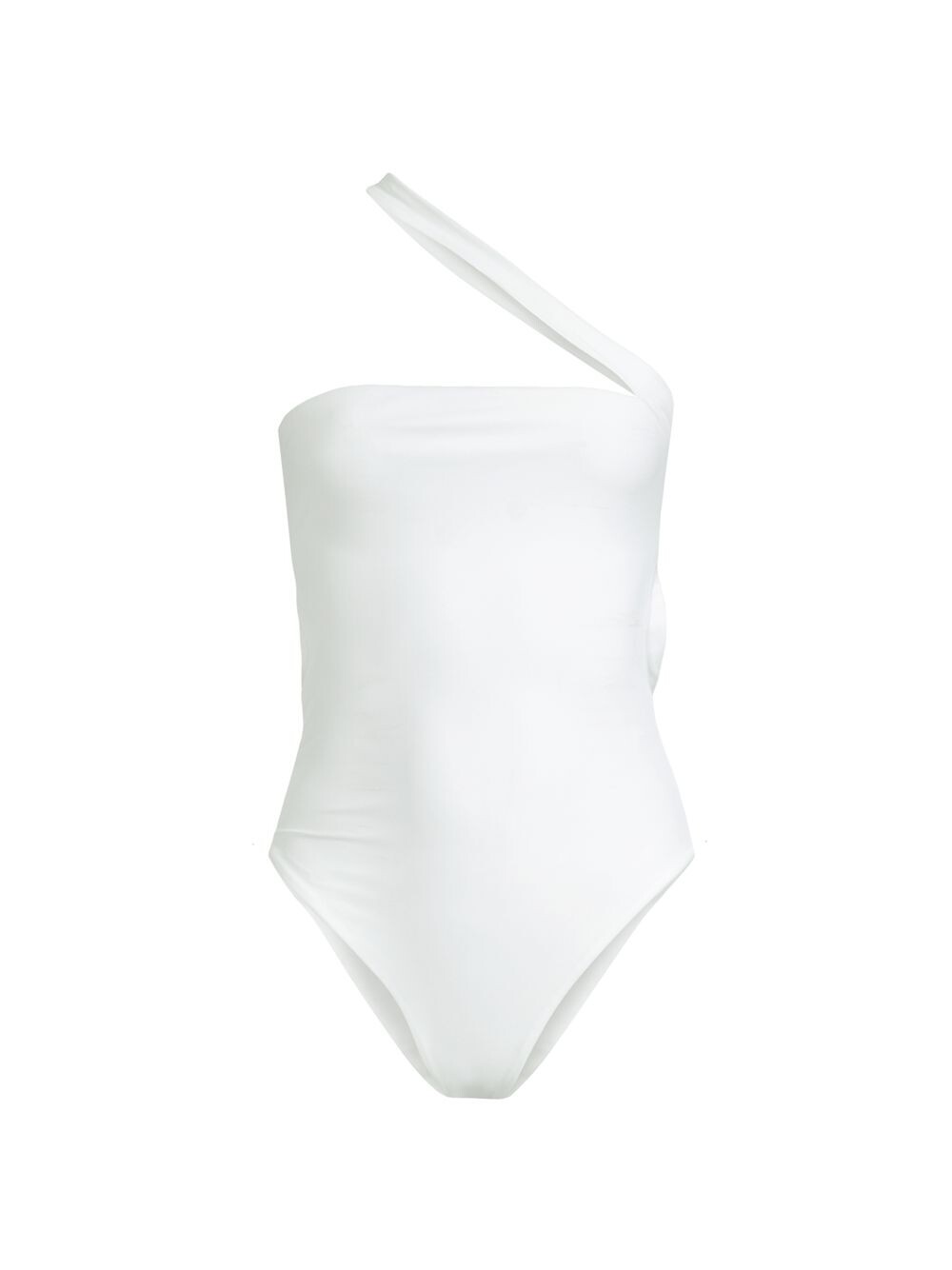 

Слитный купальник Halo на одно плечо Jade Swim, белый