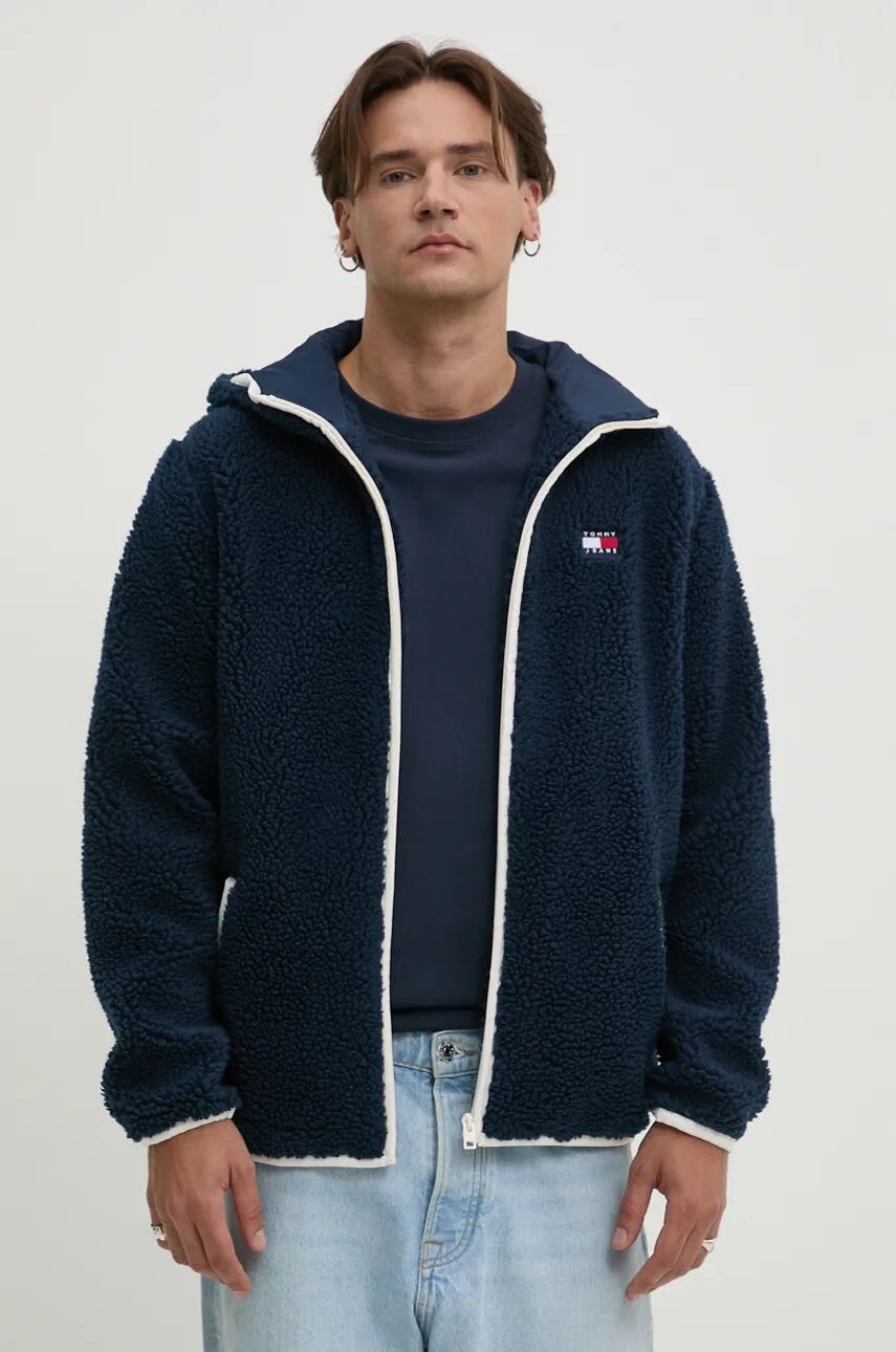 

Флисовая толстовка Tommy Jeans, темно-синий
