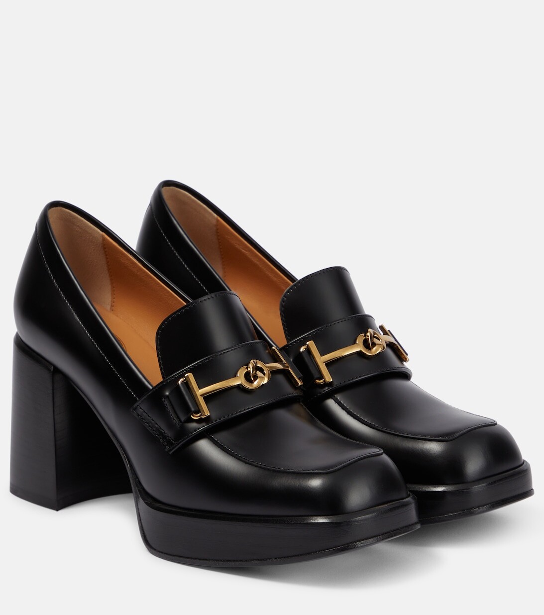 

Украшенные кожаные лоферы-лодочки Tod's, черный