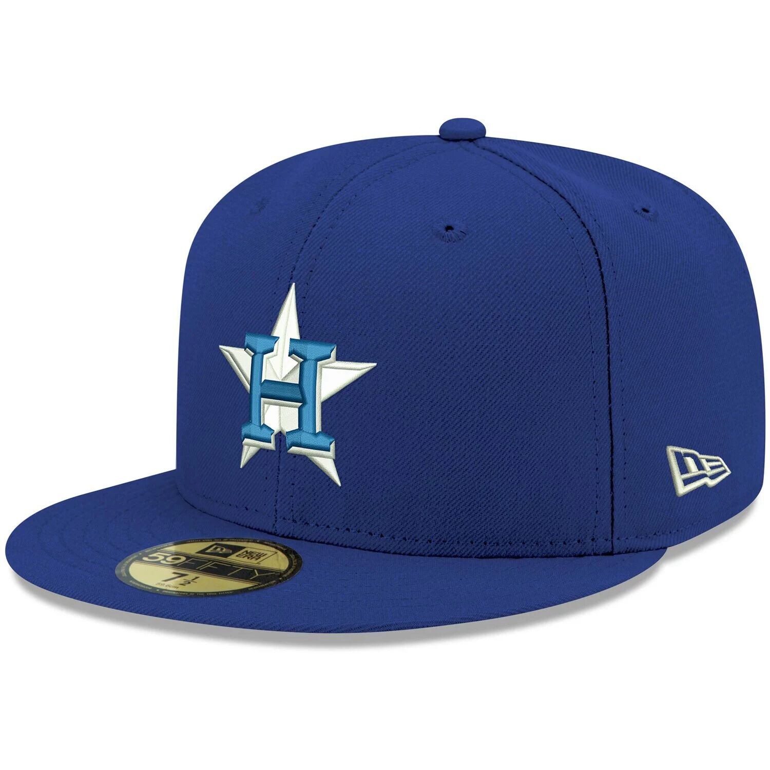 

Мужская приталенная шляпа New Era Royal Houston Astros Logo белая 59FIFTY