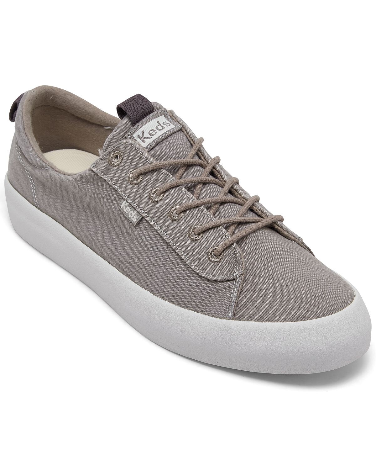 

Женские повседневные кроссовки Kickback Canvas от Finish Line Keds, серый