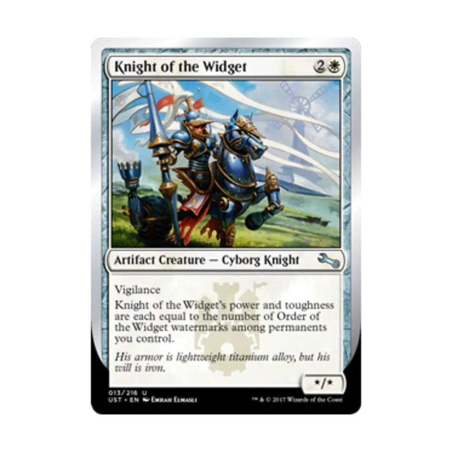 

CCG Рыцарь Виджета (U), MTG - Unstable