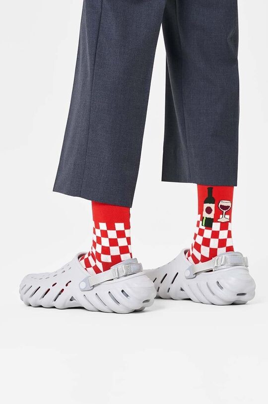 

Носки для вина и ужина Happy Socks, красный