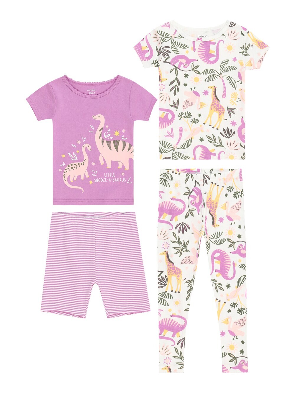 

Пижамы Carters, фиолетовый/белый