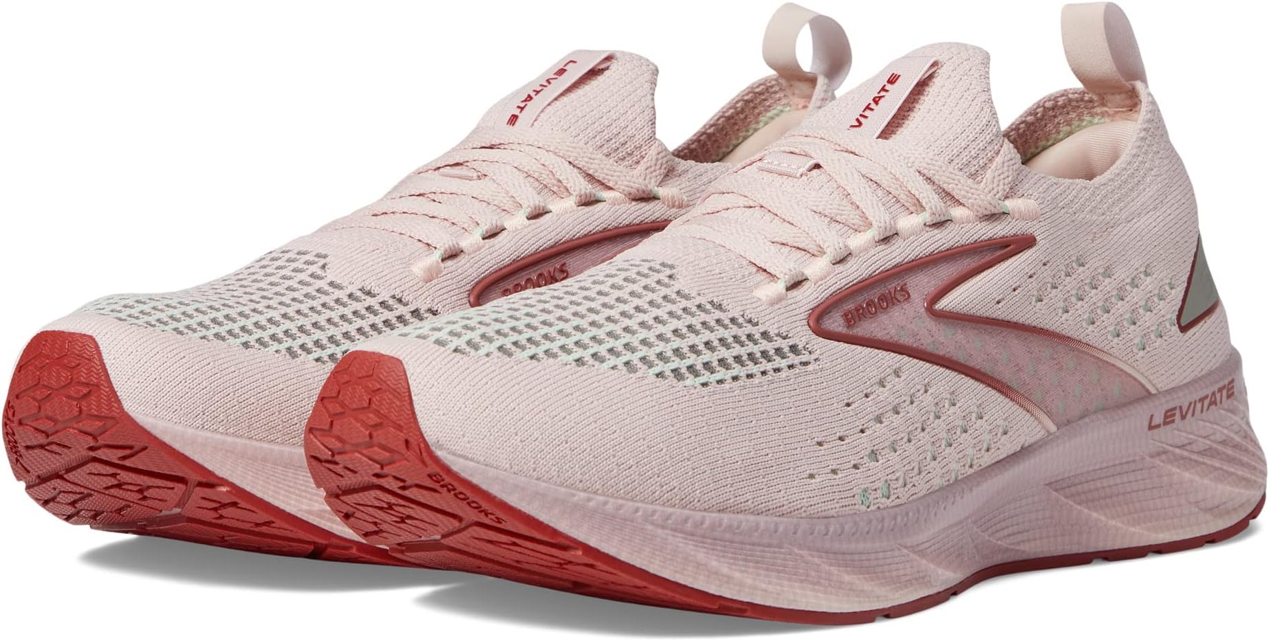 

Кроссовки Levitate StealthFit 6 Brooks, цвет Peach Whip/Pink