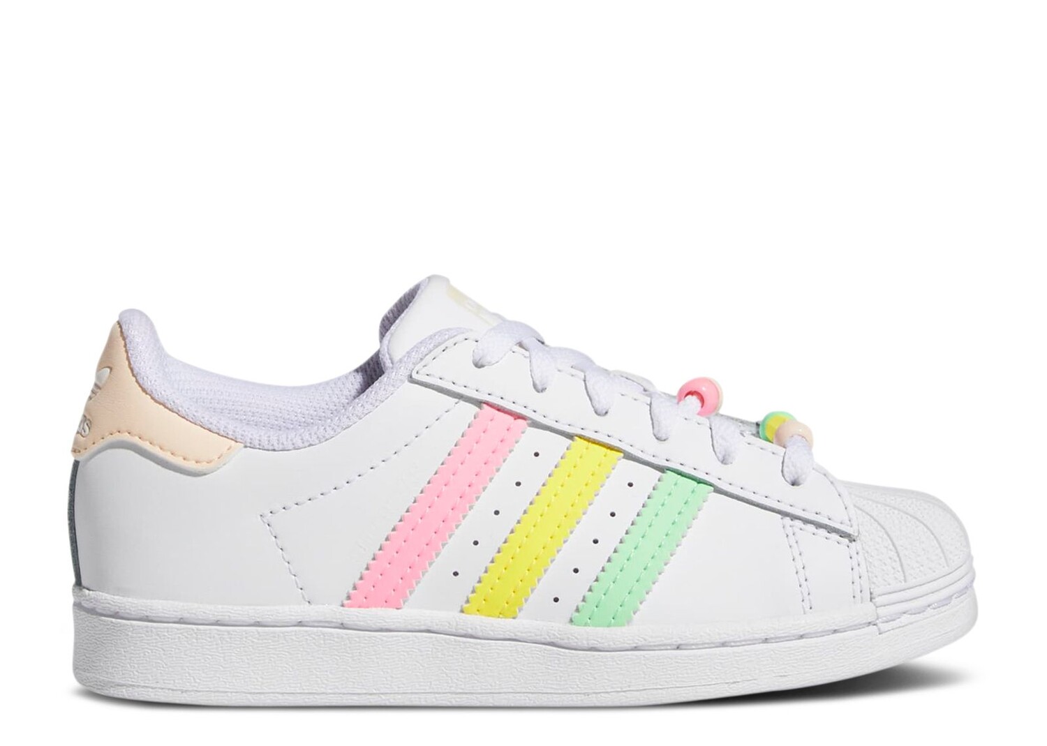 

Кроссовки adidas Superstar Little Kid 'Cloud White Beam', белый