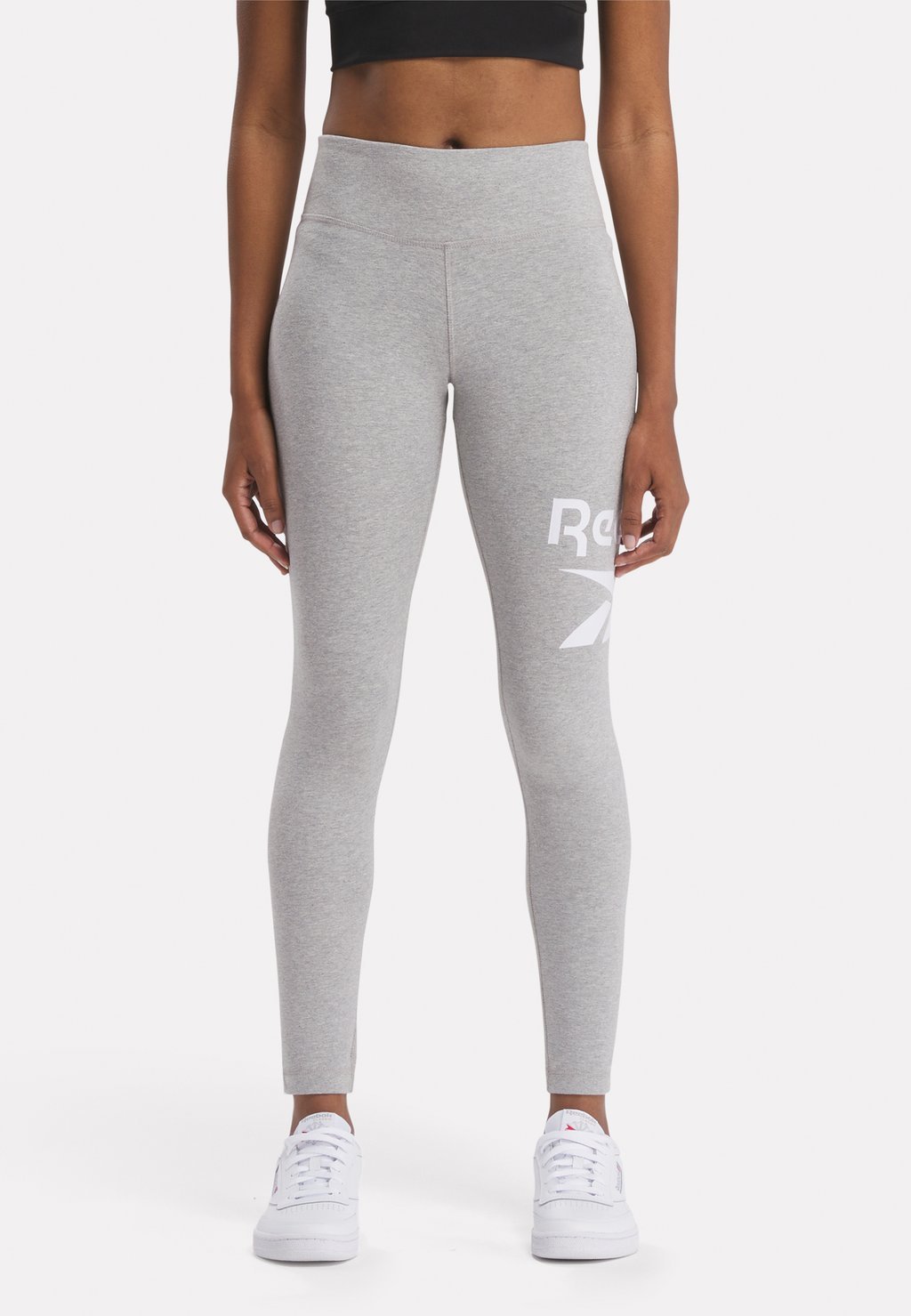 

Леггинсы Reebok, цвет medium grey heather white white