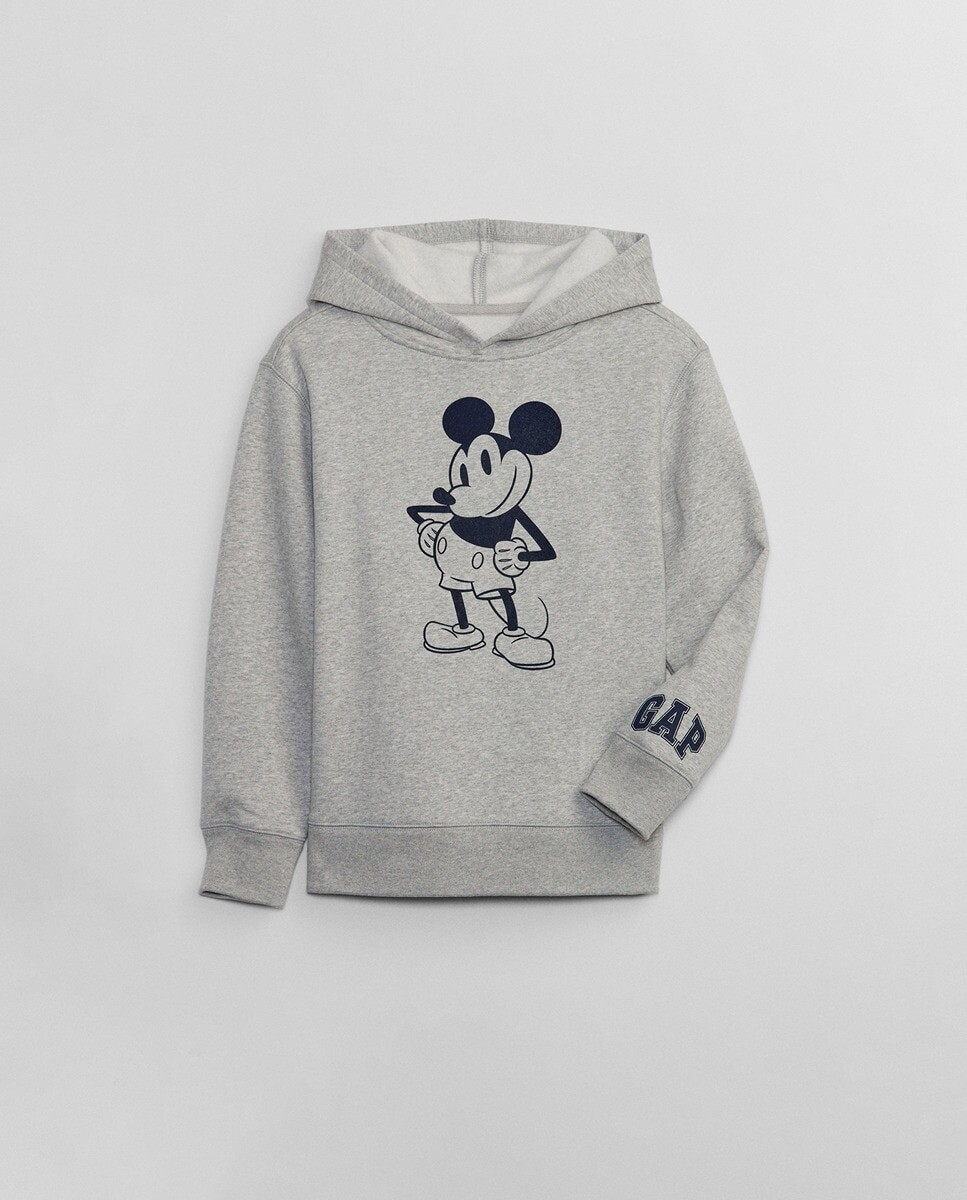 

Толстовка с капюшоном и Микки для мальчика Gap, серый