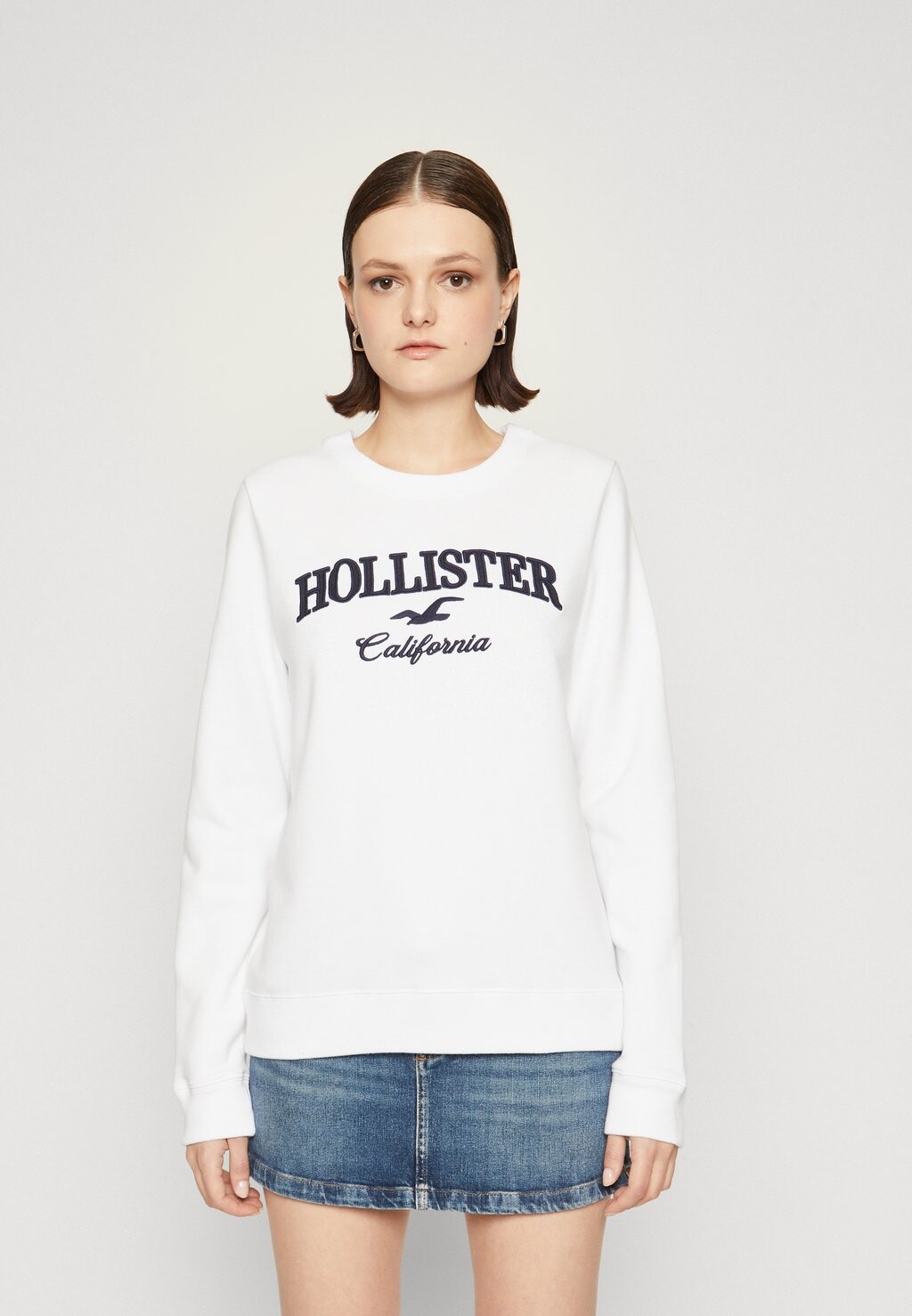 

Толстовка Core Crew Hollister Co., цвет bright white