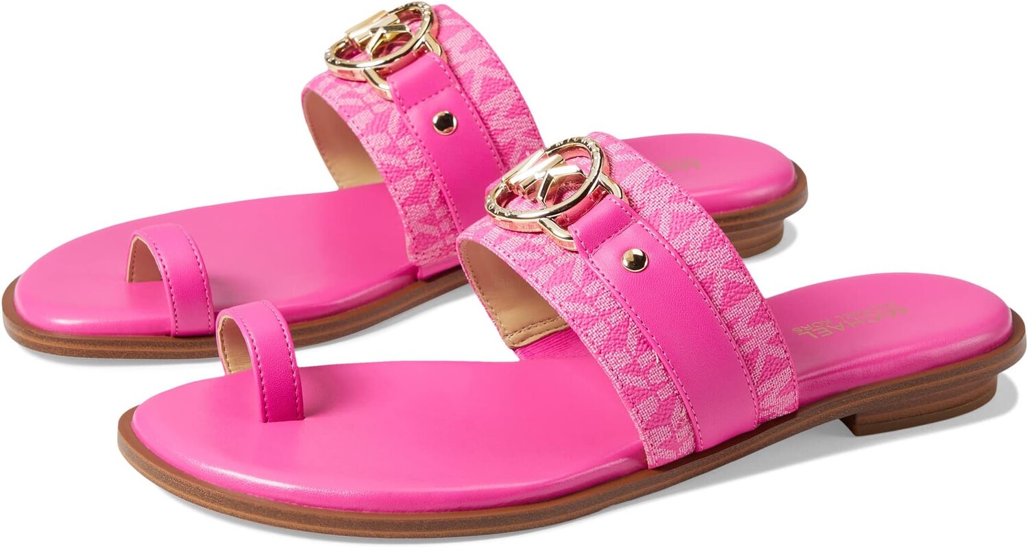 

Сандалии на плоской подошве Rory Flat Thong MICHAEL Michael Kors, цвет Cerise