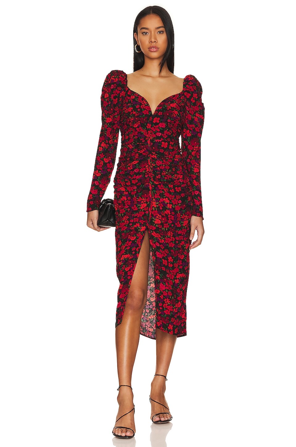 

Платье ASTR the Label Jamila, цвет Red Orange Multi
