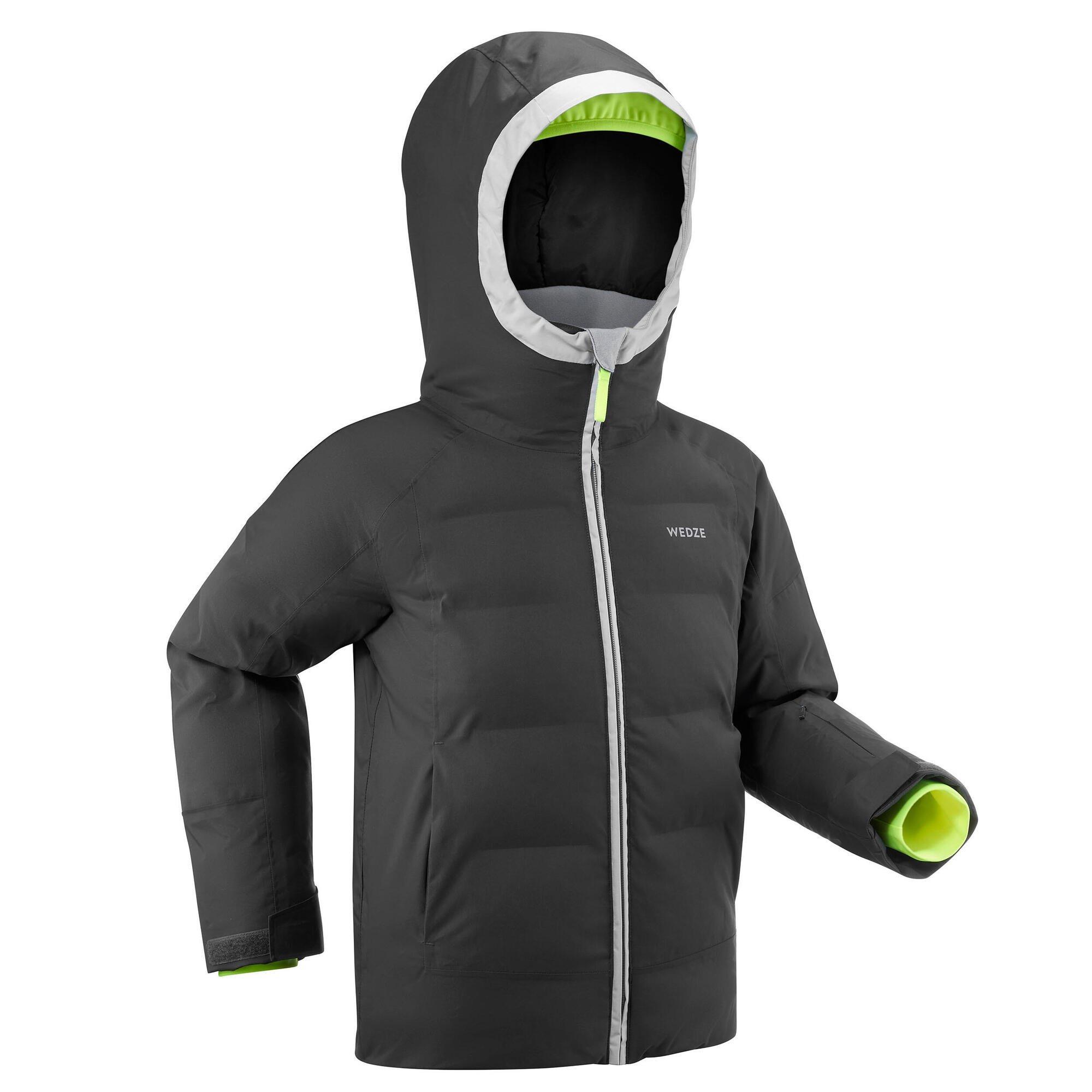 

Decathlon Extra Warm и Водонепроницаемая стеганая лыжная куртка 580 Warm Wedze, серый