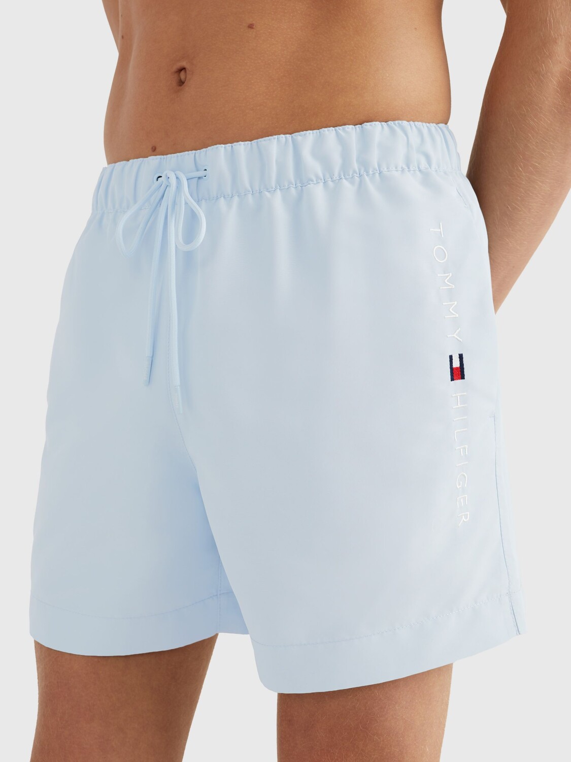 

Шорты для плавания с логотипом по бокам Tommy Hilfiger, цвет Леденящий синий