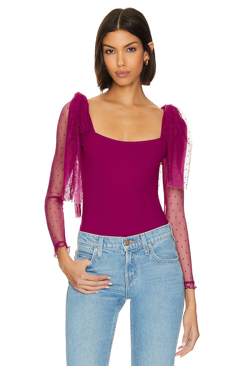 

Боди Free People x Intimately FP Tongue Tied, цвет Fuschia Festival