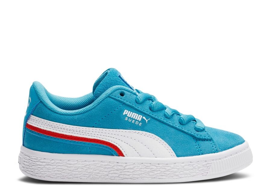 

Кроссовки Puma Kool-Aid X Suede Triplex Little Kid 'White Blue Atoll', синий