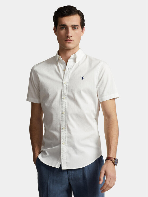 

Рубашка узкого кроя Polo Ralph Lauren, белый