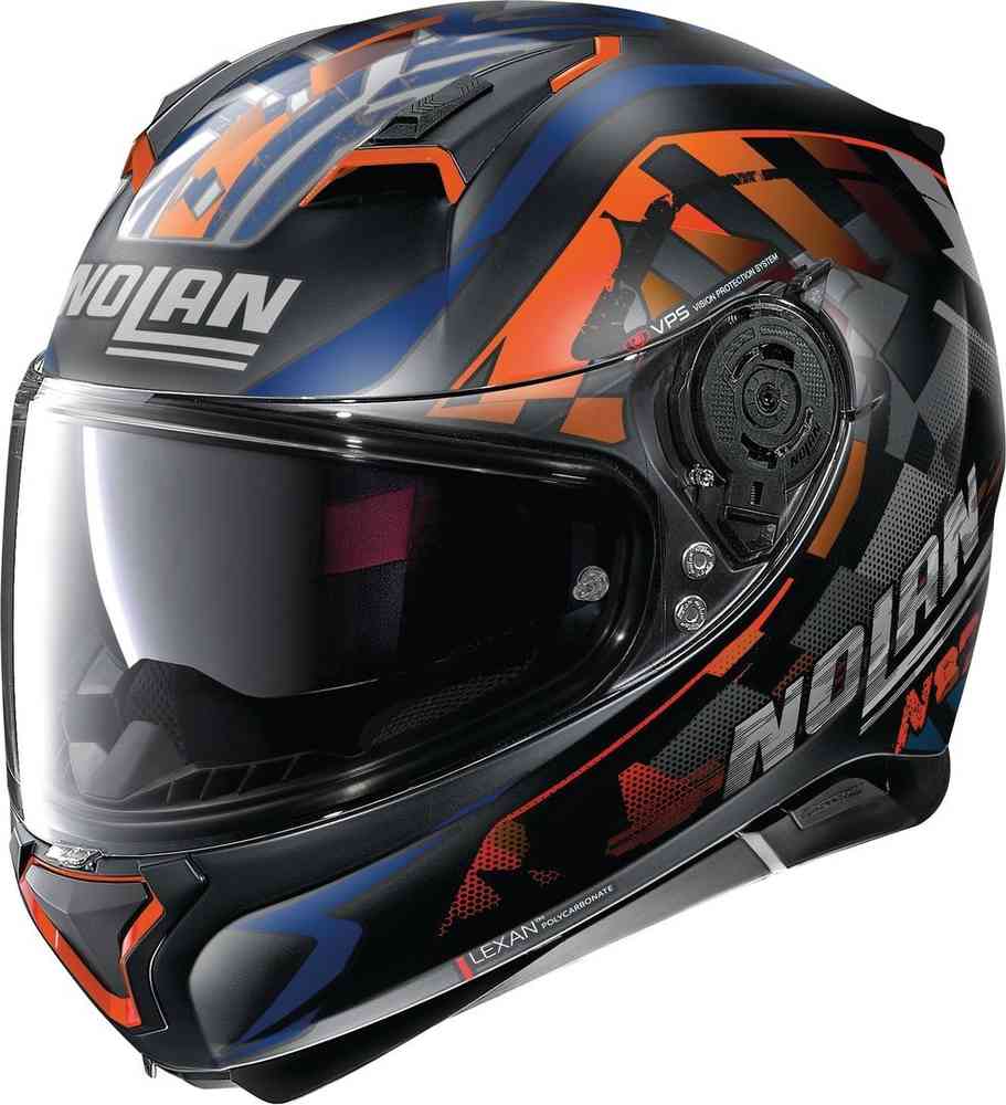 N87 Шлем Venator N-Com Nolan, черный/оранжевый