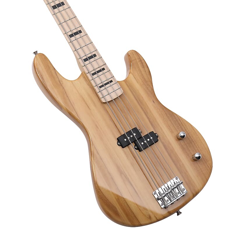 

Басс гитара Glarry GP Electric Bass Guitar Without Pickguard Burlywood