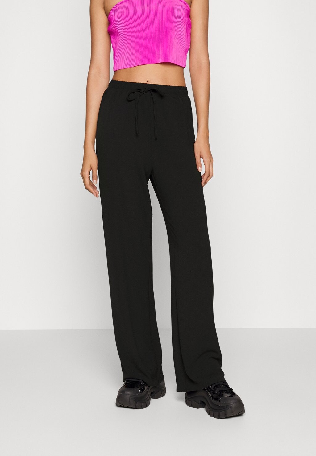 

Брюки ONLY Onlmette Wide Pant, черный