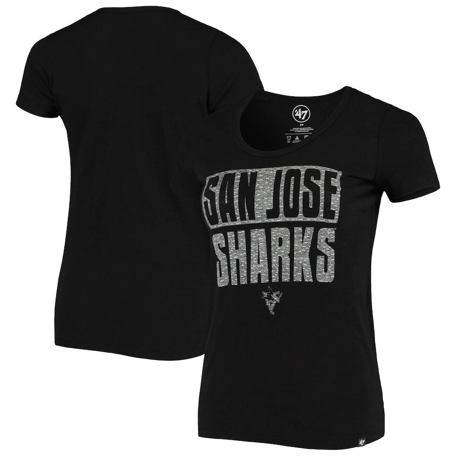 

Футболка с коротким рукавом 47 San Jose Sharks, черный