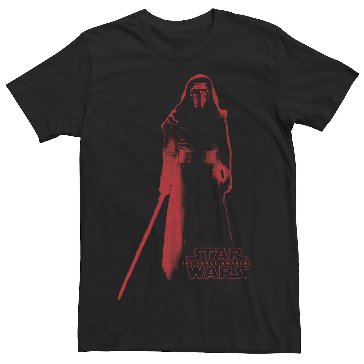 цена Мужская футболка красного оттенка The Force Awakens Kylo Ren Star Wars