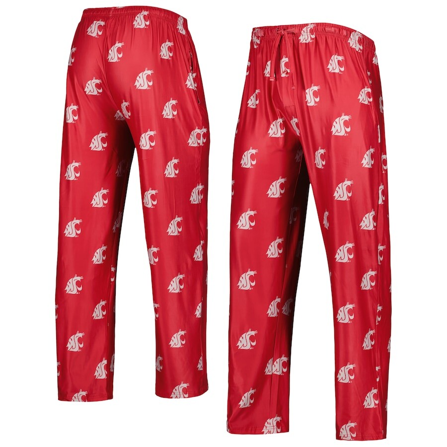 

Брюки Concepts Sport Washington State Cougars, малиновый