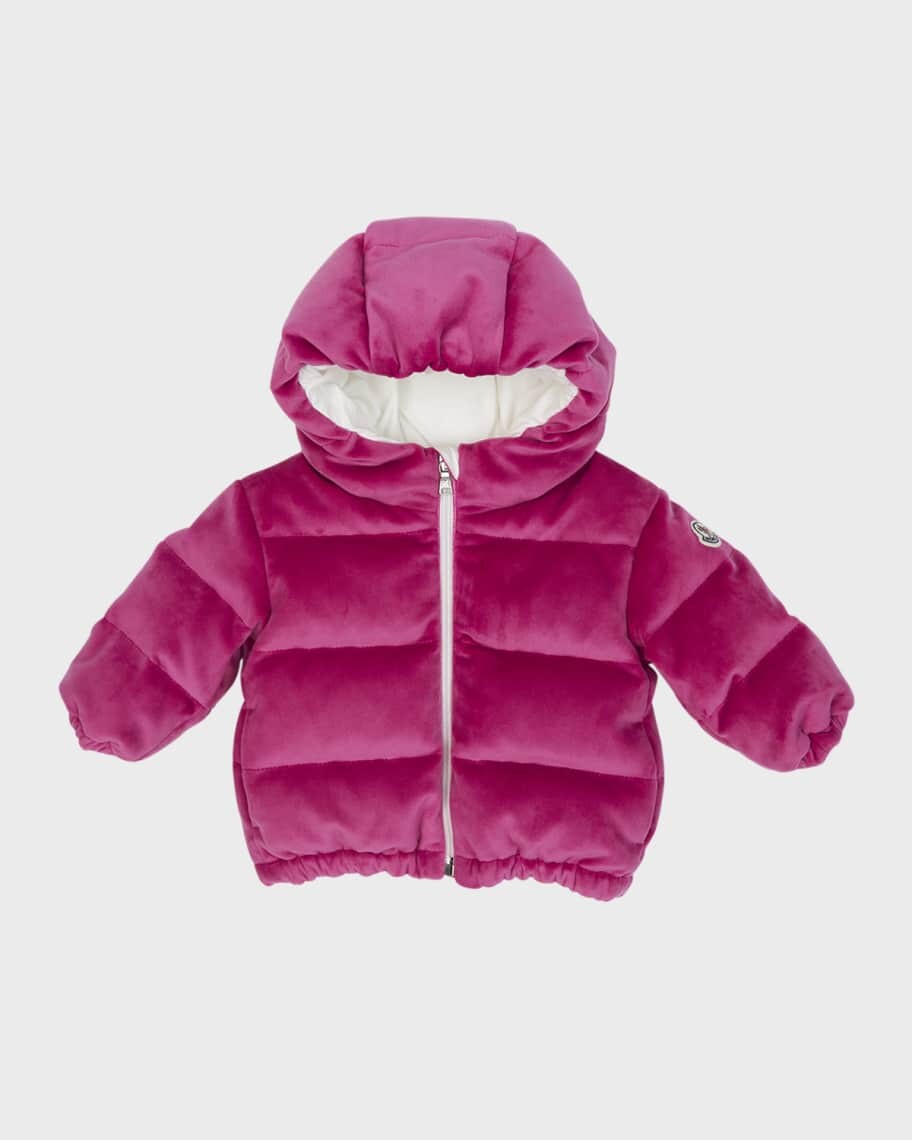 

Детская бархатная пуховая куртка Daos, размер 3M-3 Moncler