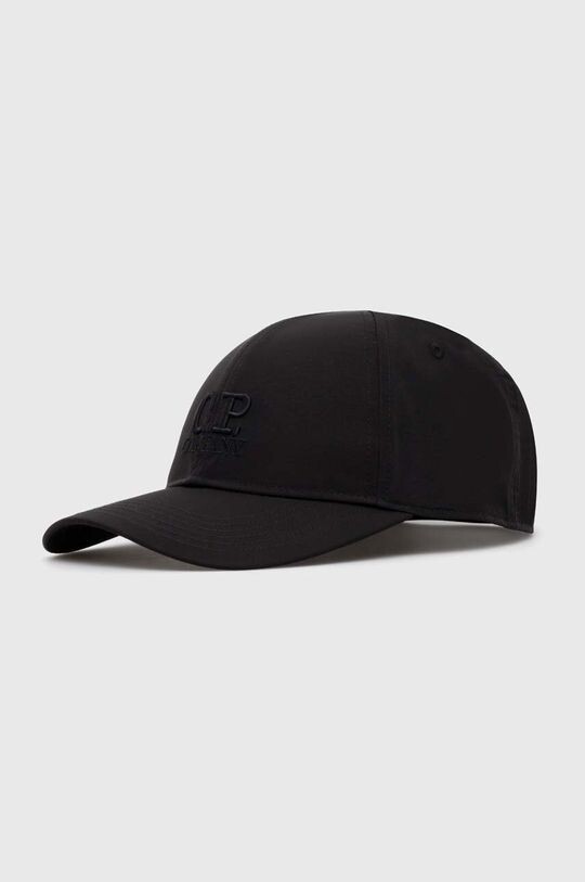 

Бейсбольная кепка Chrome-R Logo Cap C.P. Company, черный