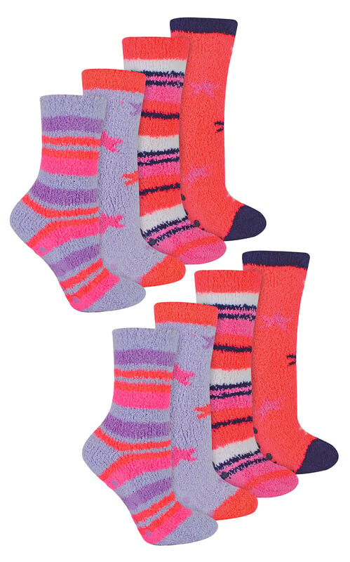 

Уютные носки-тапочки для детей в полоску Sock Snob, мультиколор