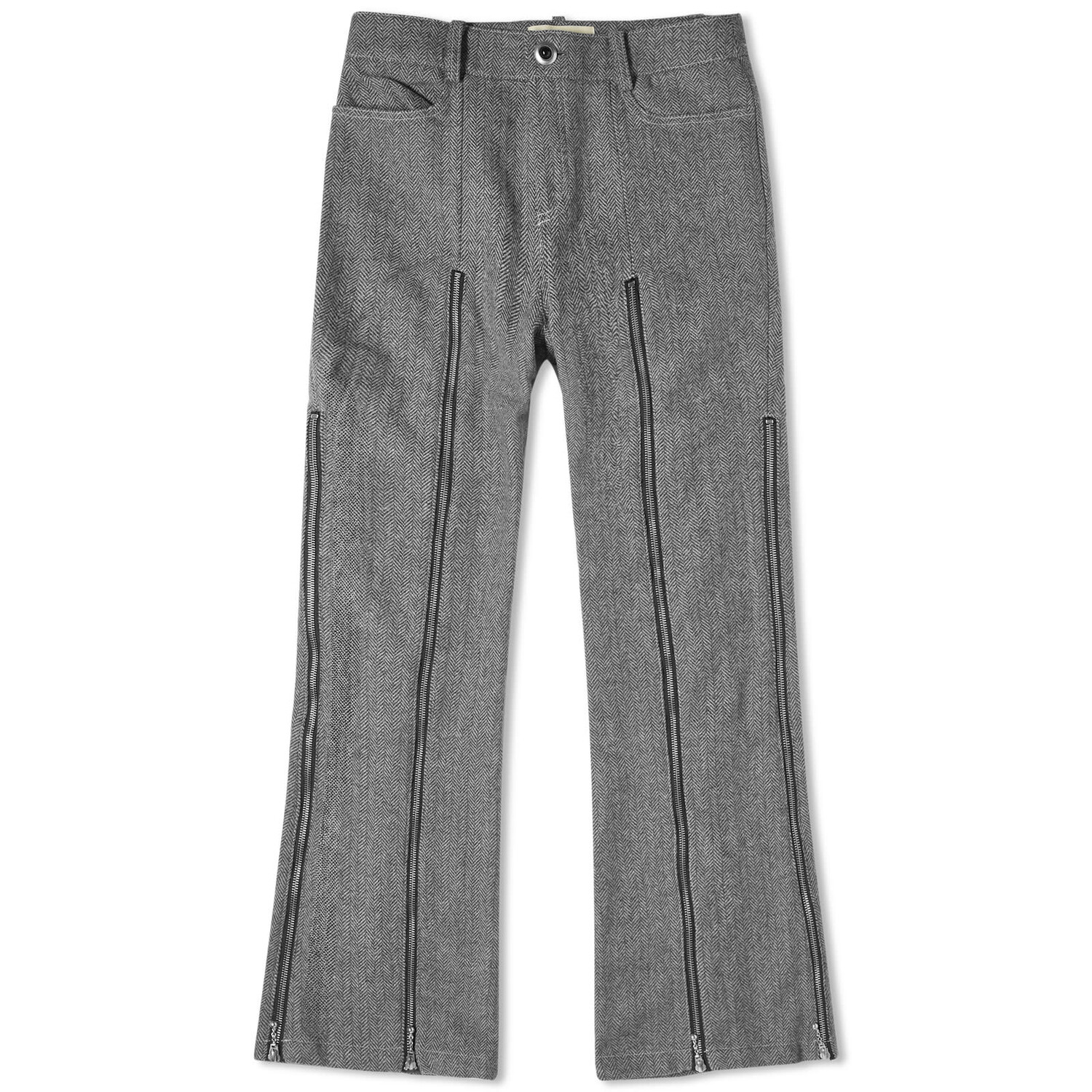 

Брюки Andersson Bell Aika Herringbone Zip Up Bell, серый