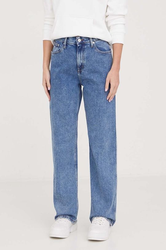 Джинсы Бетси Tommy Jeans, синий джинсы свободного кроя tommy jeans цвет denim medium