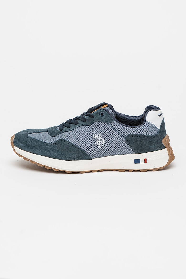 

Кроссовки Cooper с замшей U S Polo Assn , синий