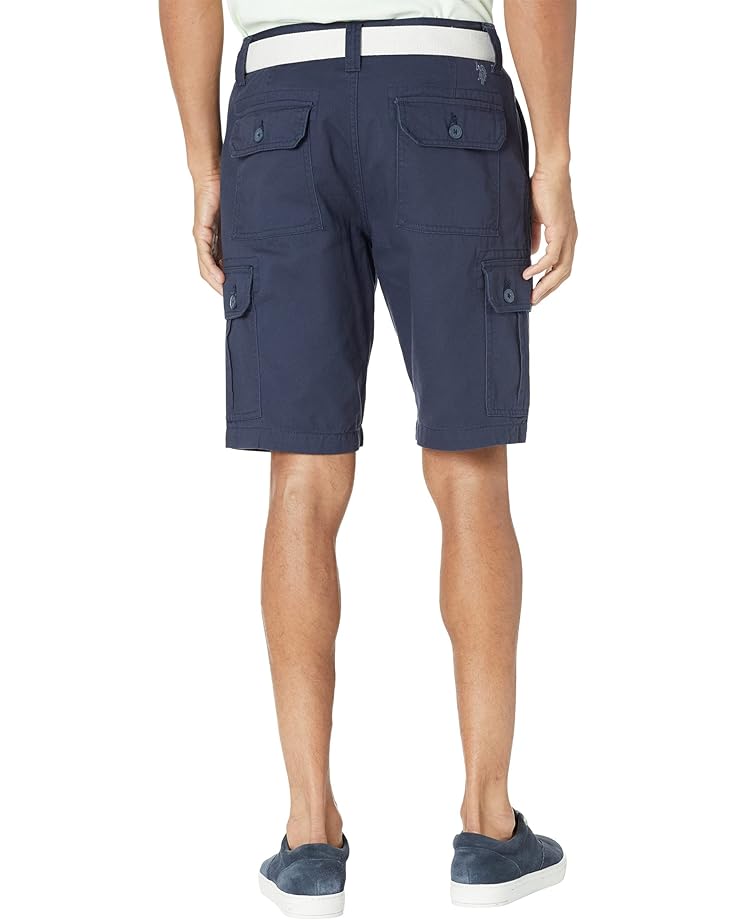 Шорты U.S. POLO ASSN. Belted Twill Cargo Shorts, цвет Club Navy