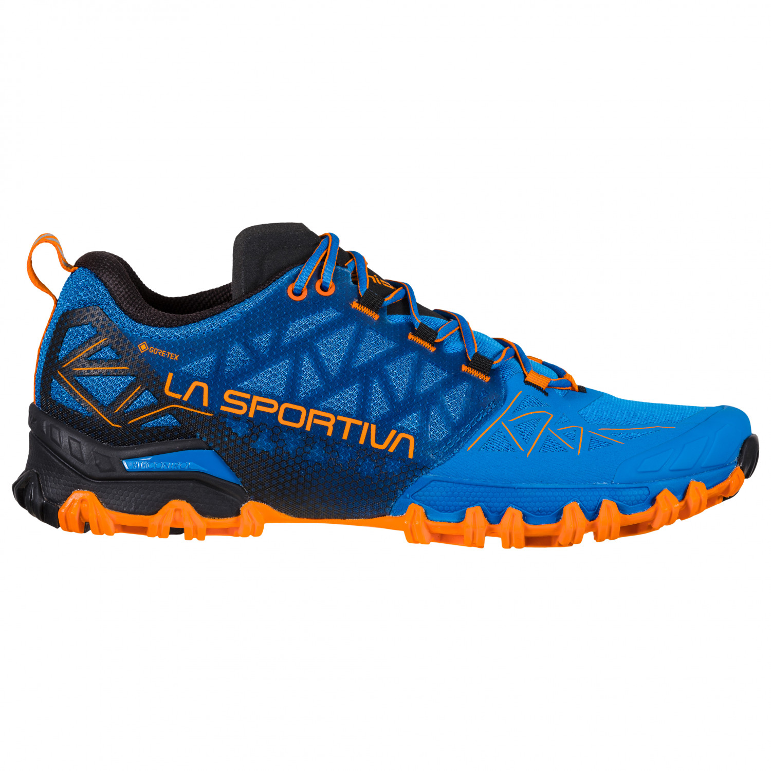 Кроссовки для бега по пересеченной местности La Sportiva Bushido II GTX, цвет Electric Blue/Tiger