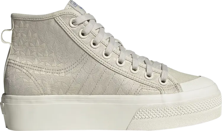 

Кроссовки Wmns Nizza Platform Mid 'Elegant Trefoils', серый