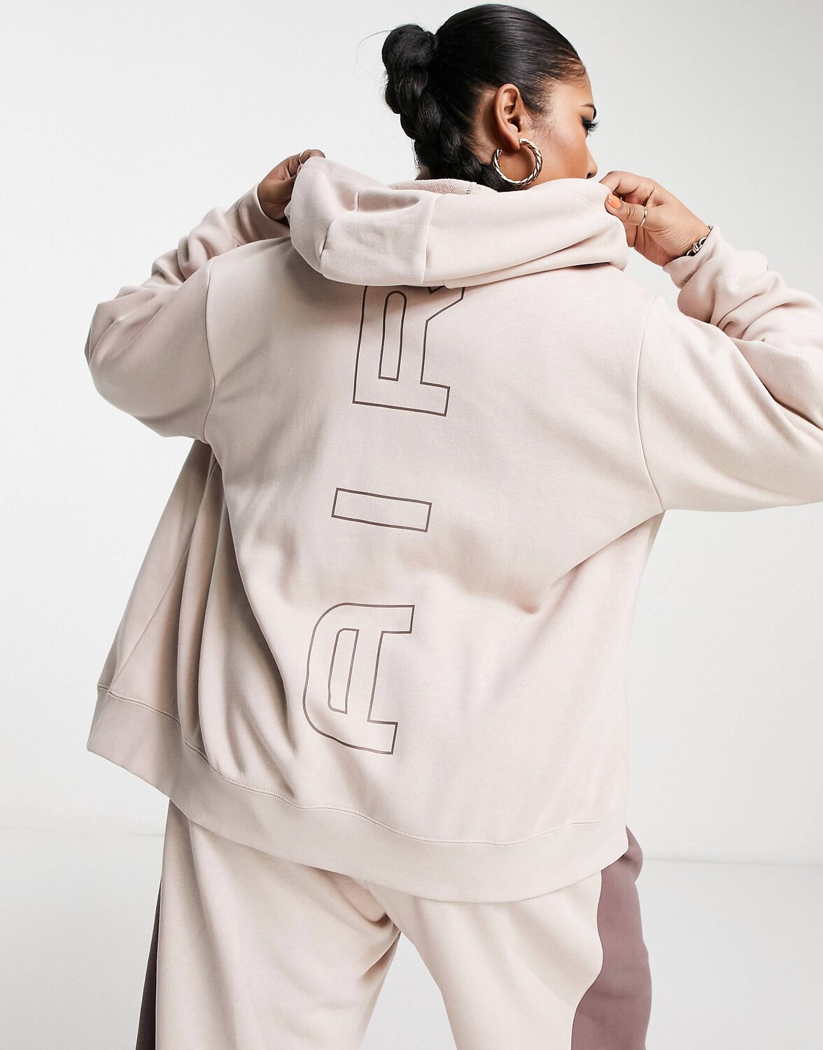

Флисовая худи Nike Air Plus из камня, Белый